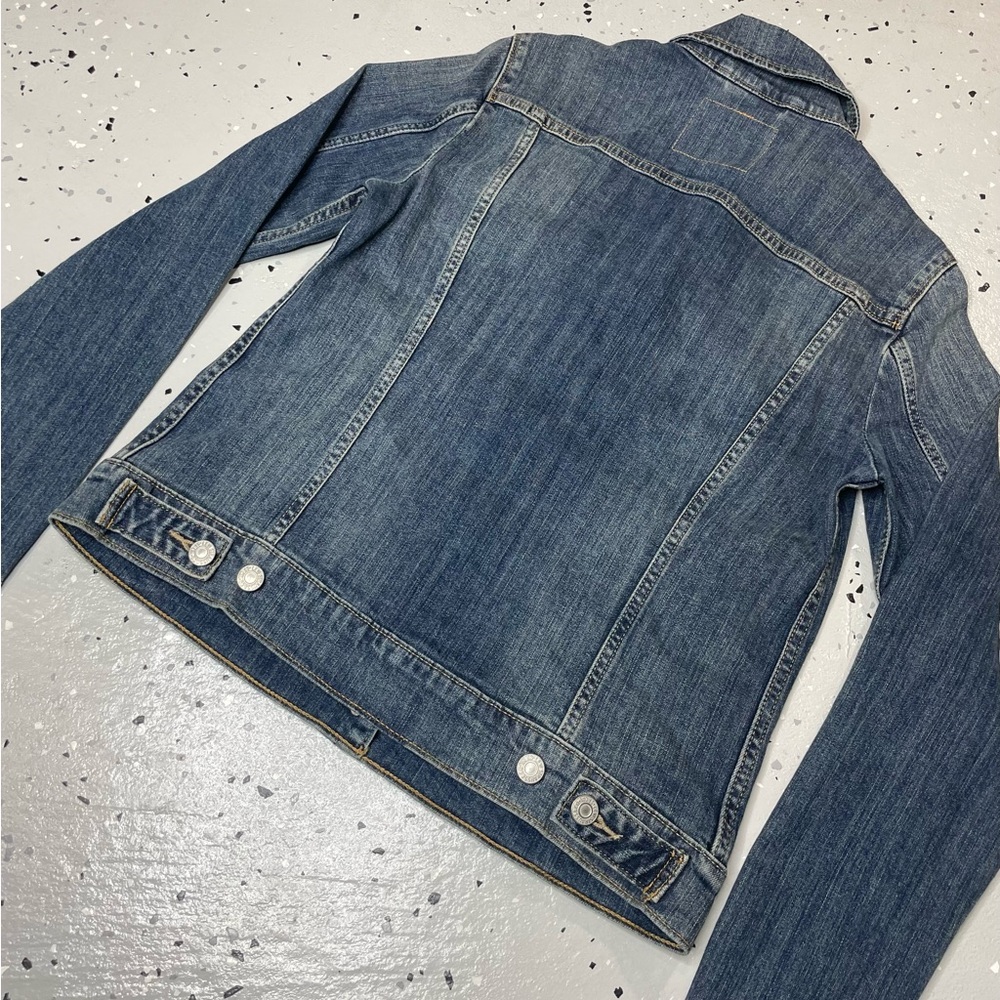 Levi's Women's Classic Trucker Denim Jean Jacket Belle Blue Medium - Picture 7 of 7